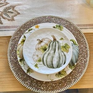 Pier 1 Autumn Bliss Placemat Chargers NWT